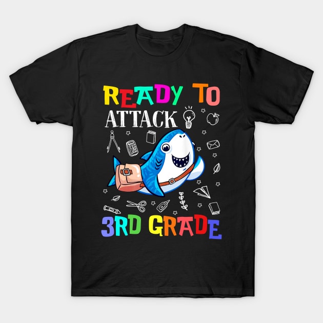 Ready To Attack 3rd Grade Youth T-Shirt by Camryndougherty